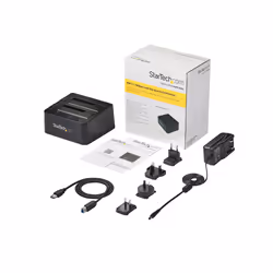 StarTech.com Dual-Bay USB 3.2 Gen 2 to SATA Hard Drive Docking Station, USB 10Gbps Hard Drive Dock, External 2.5/3.5" SATA I/II/III SSD/HDD Docking Station, Hot-Swap Hard Drive Bay, Top-Loading - Additional view 6