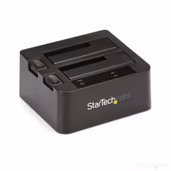 StarTech.com Dual-Bay USB 3.2 Gen 2 to SATA Hard Drive Docking Station, USB 10Gbps Hard Drive Dock, External 2.5/3.5" SATA I/II/III SSD/HDD Docking Station, Hot-Swap Hard Drive Bay, Top-Loading - Additional view 7