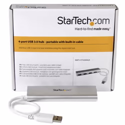 StarTech.com 4-Port USB Hub, USB A to 4x USB-A Ports, USB 5Gbps, Rugged Design, Bus-Powered, Portable Laptop USB 3.0 Hub - Additional view 5
