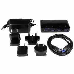 StarTech.com 4-Port USB 3.0 Hub plus Dedicated Charging Port - 1 x 2.4A Port~4-Port USB 3.0 Hub (5Gbps) plus Dedicated Charging Port - 1 x 2.4A Port - Additional view 5