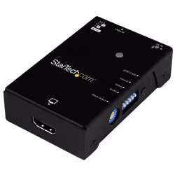 StarTech.com EDID Emulator for HDMI Displays - 1080p, Black, Steel, RoHS, CE, FCC, 1920 x 1080 pixels, 720p, 1080p, HDMI