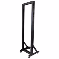 StarTech.com 2-Post 42U Mobile Open Frame Server Rack, Two Post 19in Network Rack with Wheels, Rolling Open Rack for AV/Data/Media/IT Equipment, Computer Rack for Home/Office Spaces - Casters Included - Additional view 8