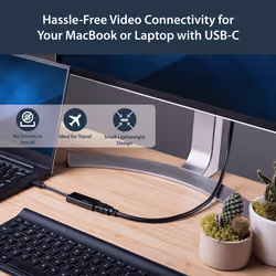 StarTech.com USB-C to HDMI Adapter with 4K 30Hz - Black - Additional view 5