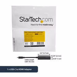 StarTech.com USB-C to HDMI Adapter with 4K 30Hz - Black - Additional view 7