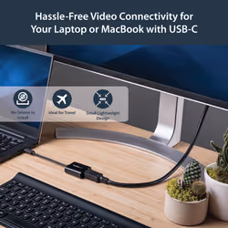 StarTech.com USB C to DisplayPort Adapter - 4K 60Hz/8K 30Hz - USB Type-C to DP 1.4 HBR2 Adapter Dongle - Compact USB-C (DP Alt Mode) Monitor Video Converter - Thunderbolt 3 Compatible - Additional view 6