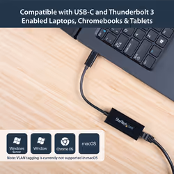 StarTech.com ​​USB-C to Gigabit Ethernet Adapter - Black​ - Additional view 6