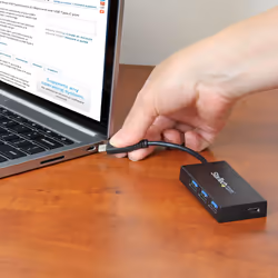 StarTech.com 4-Port USB-C Hub - USB-C to 1x USB-C and 3x USB-A - USB 3.0 Hub~4-Port USB-C Hub - USB-C to 1x USB-C and 3x USB-A - USB 3.0 Hub - 5Gbps - Additional view 5