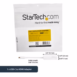StarTech.com USB-C to HDMI Adapter with 4K 30Hz - White - Additional view 8