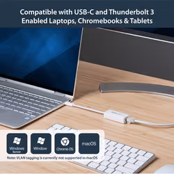 StarTech.com USB-C to Gigabit Network Adapter - White - Additional view 5