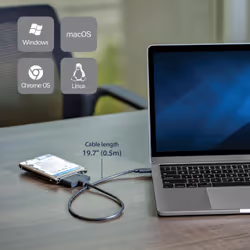StarTech.com USB 3.1 (10Gbps) Adapter Cable for 2.5” SATA Drives - USB-C - Additional view 7