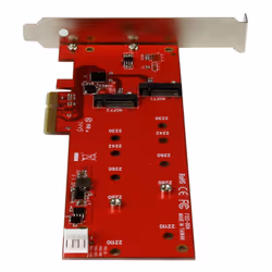 StarTech.com 2x M.2 SATA SSD Controller Card - PCIe - Additional view 4