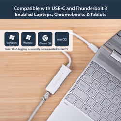 StarTech.com USB-C to Gigabit Network Adapter - Silver - Additional view 7