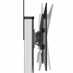 StarTech.com TV Cart - Height Adjustable - Lockable Wheels - Additional view 6