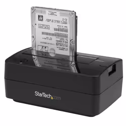 StarTech.com Single Bay USB 3.1 / eSATA to SATA Hard Drive Docking Station, USB 3.1 (10 Gbps) Hard Drive Dock, External 2.5/3.5" SATA III HDD/SSD Docking Station, Top-Loading Hard Drive Bay - Additional view 5