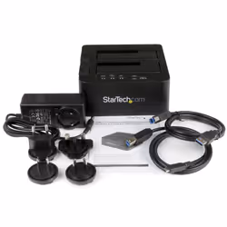 StarTech.com Standalone Hard Drive Duplicator, Dual Bay HDD/SSD Cloner/Copier, USB 3.1 (10Gbps) to SATA III HDD/SSD Docking Station, Hard Disk Duplicator Dock, Hard Drive Cloner - Additional view 7