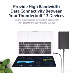StarTech.com 1m Thunderbolt 3 (20Gbps) USB-C Cable - Thunderbolt, USB, and DisplayPort Compatible - Additional view 7