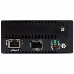 StarTech.com 10 Gigabit Ethernet Copper-to-Fiber Media Converter - Open SFP+ - Managed