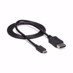 StarTech.com 3ft/1m USB C to DisplayPort 1.2 Cable 4K 60Hz - USB-C to DisplayPort Adapter Cable - HBR2 - USB Type-C DP Alt Mode to DP Monitor Video Cable - Works w/ Thunderbolt 3 - Black - Additional view 4