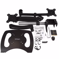 StarTech.com Desk-Mount Monitor Arm with Laptop Stand - Full Motion - Articulating - Additional view 7