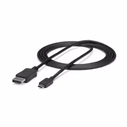 StarTech.com 6ft/1.8m USB C to DisplayPort 1.2 Cable 4K 60Hz - USB-C to DisplayPort Adapter Cable HBR2 - USB Type-C DP Alt Mode to DP Monitor Video Cable - Works w/ Thunderbolt 3 - Black - Additional view 4