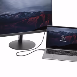 StarTech.com 6ft/1.8m USB C to DisplayPort 1.2 Cable 4K 60Hz - USB-C to DisplayPort Adapter Cable HBR2 - USB Type-C DP Alt Mode to DP Monitor Video Cable - Works w/ Thunderbolt 3 - Black - Additional view 5