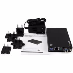 StarTech.com Gigabit Ethernet Copper-to-Fiber Media Converter - SM LC - 20 km - Additional view 5