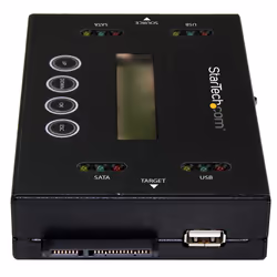 StarTech.com 1:1 Standalone Hard Drive Duplicator & Eraser, USB Thumb Drive and SATA HDD/SSD Disk Cloner & Eraser, LCD display, TAA Compliant, OS Independent - Additional view 4