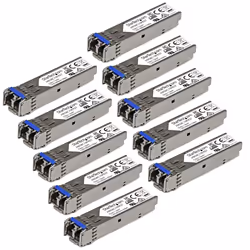 StarTech.com HP J4859C Compatible SFP Transceiver Module - 1000BASE-LX - 10 Pack~10 pack HPE J4859C Compatible SFP Module - 1000BASE-LX - 1GbE Single Mode /Multi Mode Fiber Optic Transceiver - 1GE Gigabit Ethernet SFP - LC 10km - 1310nm - DDM HPE 1400, 1700, 1820 - Additional view 4