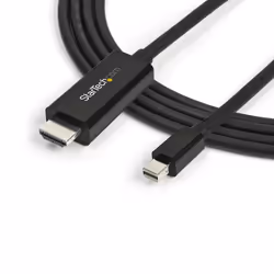 StarTech.com 10ft (3m) Mini DisplayPort to HDMI Cable - 4K 30Hz Video - mDP to HDMI Adapter Cable - Mini DP or Thunderbolt 1/2 Mac/PC to HDMI Monitor/Display - mDP to HDMI Converter Cord - Additional view 4