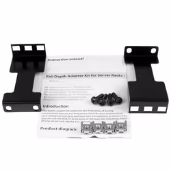 StarTech.com Rail Depth Adapter Kit for Server Racks - 1U - Additional view 4