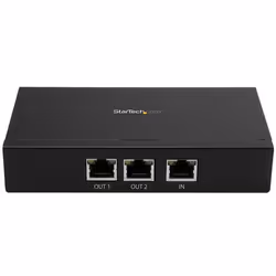 StarTech.com 2-Port Gigabit PoE+ Extender - 802.3at and 802.3af - 100 m (330 ft)