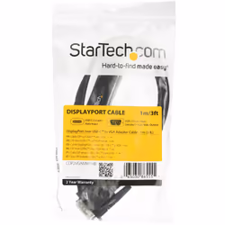 StarTech.com 3ft/1m USB C to VGA Cable - 1920x1200/1080p USB Type C to VGA Video Active Adapter Cable - Thunderbolt 3 Compatible - Laptop to VGA Monitor/Projector - DP Alt Mode HBR2 - Additional view 5