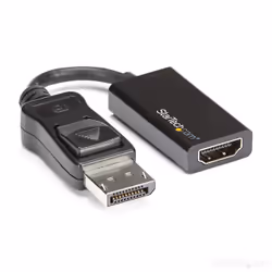 StarTech.com DisplayPort to HDMI Adapter - 4K 60Hz Active DP 1.4 to HDMI 2.0 Video Converter - DP to HDMI Monitor/TV/Display Cable Adapter Dongle - Latching DP Connector - Additional view 8