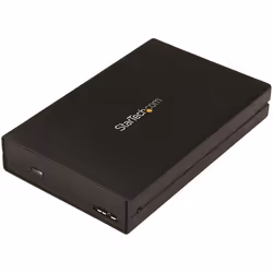 StarTech.com Drive Enclosure for 2.5" SATA SSDs/HDDs - USB 3.1 (10Gbps) - USB-A, USB-C, HDD/SSD enclosure, 2.5", Serial ATA, ...