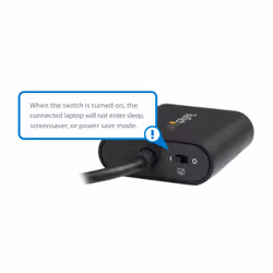 StarTech.com USB-C to VGA Adapter - with Presentation Mode Switch - 1920x1200 - Additional view 4