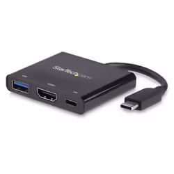 StarTech.com USB-C Multiport Adapter with HDMI - USB 3.0 Port - 60W PD - Black - Additional view 7