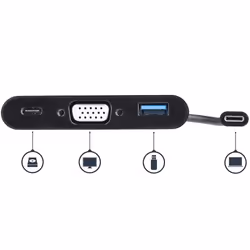 StarTech.com USB-C VGA Multiport Adapter - USB 3.0 Port - 60W PD - Additional view 4
