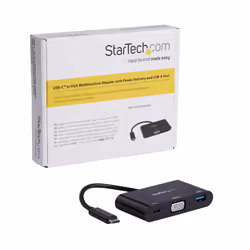 StarTech.com USB-C VGA Multiport Adapter - USB 3.0 Port - 60W PD - Additional view 5