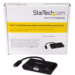 StarTech.com USB-C VGA Multiport Adapter - USB 3.0 Port - 60W PD - Additional view 6