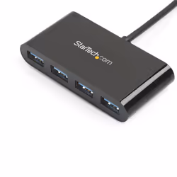 StarTech.com 4-Port USB-C Hub - USB-C to 4x USB-A - USB 3.0 Hub - Bus Powered~4-Port USB-C Hub - USB-C to 4x USB-A - USB 3.0 Hub - 5Gbps - Bus Powered - Additional view 4