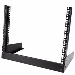 StarTech.com 2-Post 8U Desktop Server Rack, Small Open Frame 19in Computer Rack, Compact Network Rack for AV / Studio / Data / IT Equipment - Free Standing Two-Post Home/Office Rack - Additional view 8