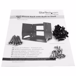 StarTech.com Wall-Mount Server Rack with Built-in Shelf - Solid Steel - 8U - Additional view 7