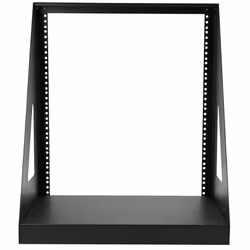 StarTech.com 2-Post 12U Heavy-Duty Desktop Server Rack, Small Open Frame 19in Computer Rack, Compact Network Rack for AV / Studio / Data / IT Equipment, TAA Compliant - Free Standing Two-Post Home/Office Rack - Additional view 4