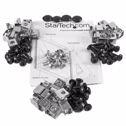StarTech.com 2-Post 12U Heavy-Duty Desktop Server Rack, Small Open Frame 19in Computer Rack, Compact Network Rack for AV / Studio / Data / IT Equipment, TAA Compliant - Free Standing Two-Post Home/Office Rack - Additional view 5