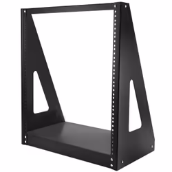StarTech.com 2-Post 12U Heavy-Duty Desktop Server Rack, Small Open Frame 19in Computer Rack, Compact Network Rack for AV / Studio / Data / IT Equipment, TAA Compliant - Free Standing Two-Post Home/Office Rack - Additional view 6
