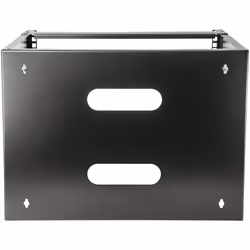 StarTech.com 8U Wall Mount Network Rack - 14 Inch Deep (Low Profile) - 19" Patch Panel Bracket for Shallow Server and IT Equipment, Network Switches - 80lbs/36kg Weight Capacity, Black - Additional view 4
