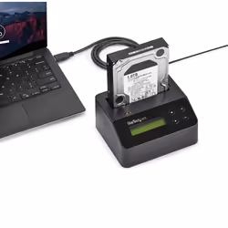 StarTech.com Single Bay Hard Drive Eraser, Standalone HDD/SSD Sanitizer, 4Kn, USB 3.0 to SATA III (6 Gbps), 9 Erase Modes, LCD Display, Secure Erase Hard Disk Sanitizer Dock, DB-9 Printer Port, TAA Compliant - Additional view 6