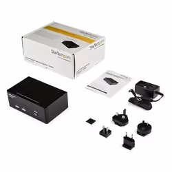 StarTech.com 2-Port DisplayPort Dual-Monitor KVM Switch - 4K 60Hz - Additional view 4