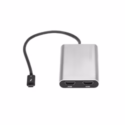 StarTech.com Thunderbolt 3 to Dual HDMI 2.0 Adapter - 4K 60Hz - Thunderbolt 3 Certified - Dual Monitor HDMI Video Converter Adapter - Mac & Windows compatible - Dual 4K Display HDMI - Additional view 5