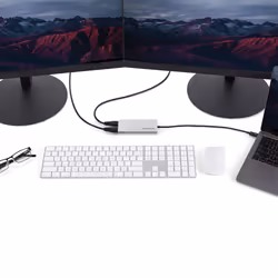 StarTech.com Thunderbolt 3 to Dual HDMI 2.0 Adapter - 4K 60Hz - Thunderbolt 3 Certified - Dual Monitor HDMI Video Converter Adapter - Mac & Windows compatible - Dual 4K Display HDMI - Additional view 6